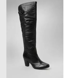 NEW Bronx Black Duke Alan Over Knee Boot